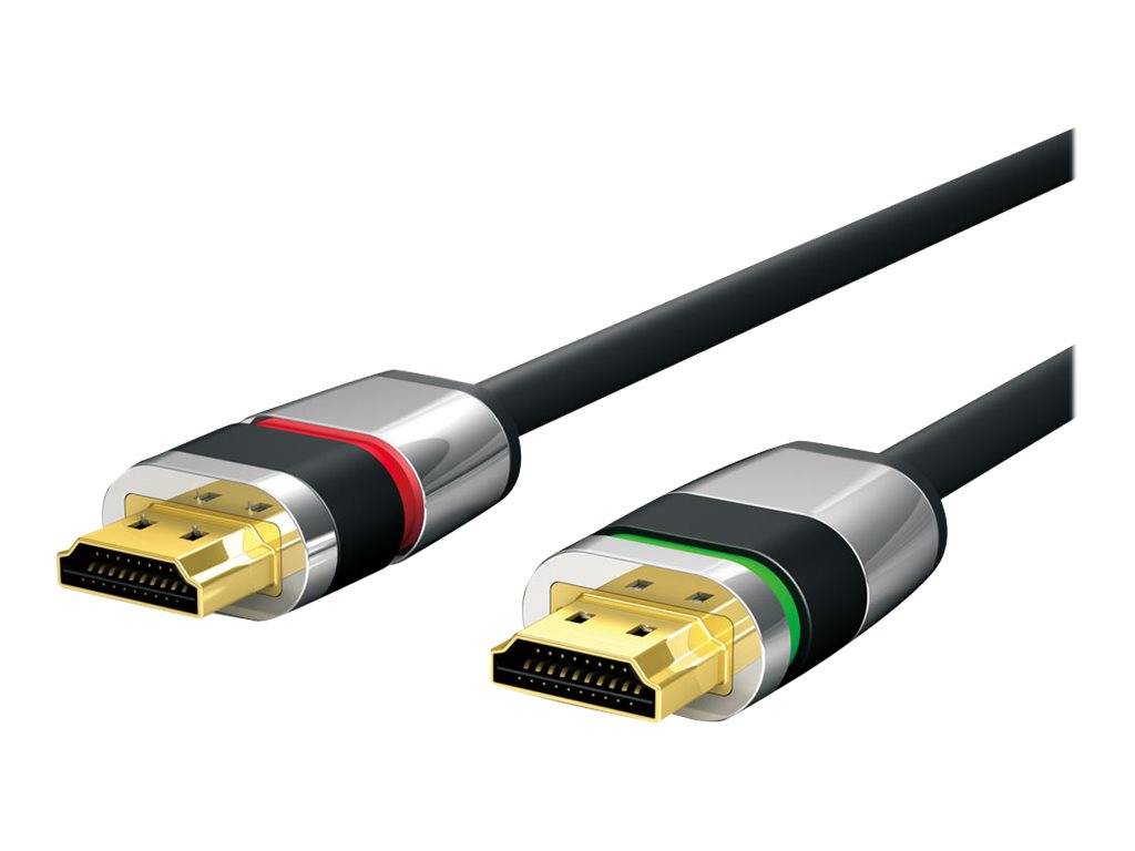 4260134125543 - Ultimate ULS1000 - hdmi mit Ethernetkabel - hdmi (m) bis hdmi (m) - 75m - Dreifachisolierung - Schwarz - rund 4K Untersttzung (ULS1000-075)