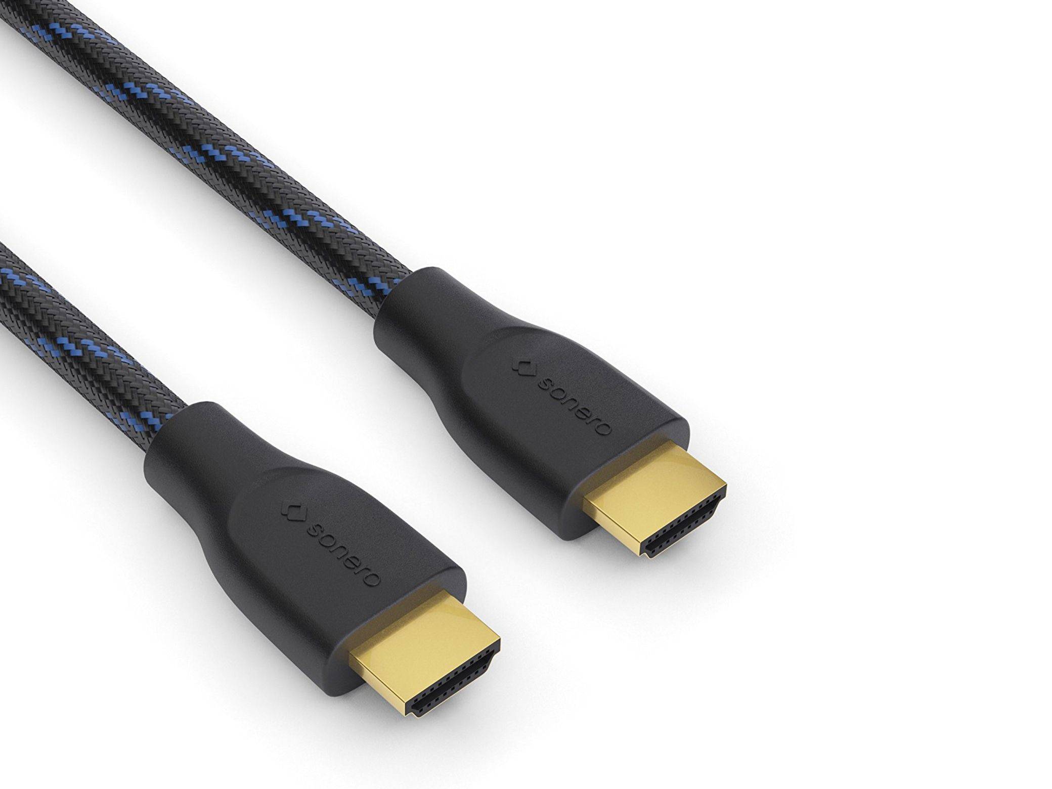 Sonero Premium HDMI-Kabel X-PHC011-015 HDMI2.0 18Gbps 4K/60Hz Nylonmantel 1,5m