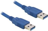 Hapena USB-Kabel 1m USB3AA1 USB 3.0 A-Stecker auf A-Stecker blau