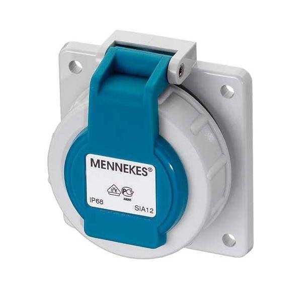 4015394288084 - Mennekes Anbaudose SCHUKO 16A2p+E 17006 230V IP68 BL