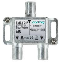 AXING 2fach Verteiler BVE 2-01P 5-1218MHz brummentkoppelt Kl.A+ Vodafone