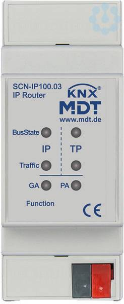 MDT SCN-IP100.03 IP Router m.Email u.Zeitserverfunktion 2TE REG