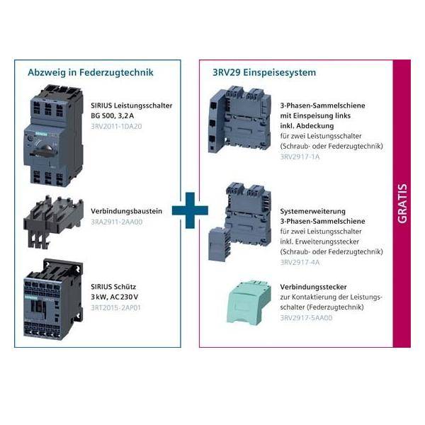 SIEM Siemens 3RA90127AA01 3RA9012-7AA01 Starter-Paket SIRIUS SBK