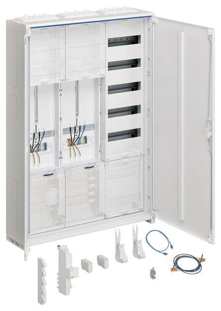 Hager Komplettschrank univ.Z ZB333T25W31 1100mm 2ZP 3feld 3Pkt APZ VT5rh ÜSS ESA