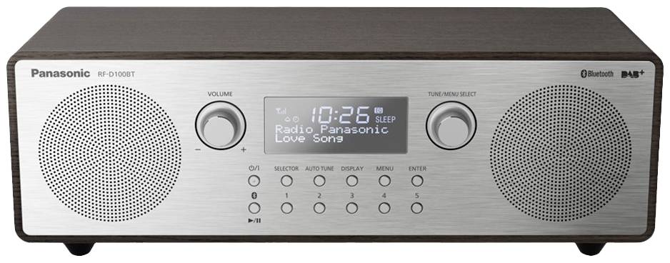 Panasonic RF-D100BTEGT br/si DAB+ Radio DAB+/UKW,Bluetooth,Batteriebetrieb