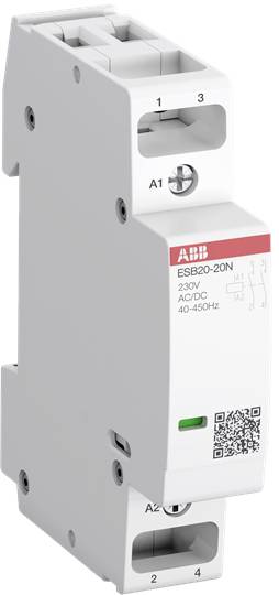 ABB Inst.-Schütz 24V 20A 2S/0Ö brummfrei ESB20-20N-01