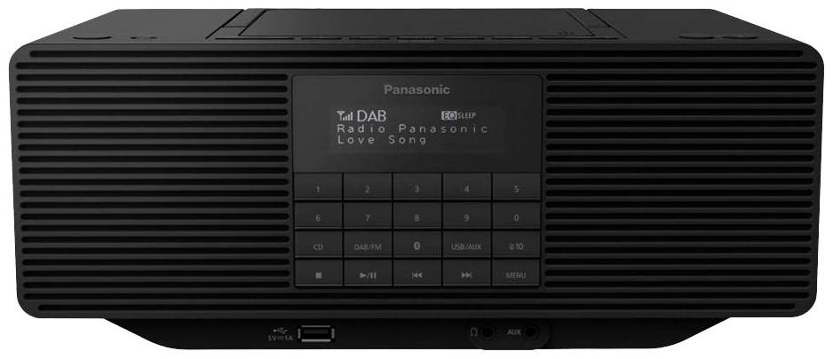 Panasonic RX-D70BTEG-K sw Radio-Recorder CD,DAB+,BT,USB,AUX,Netz-/Batteriebetrieb