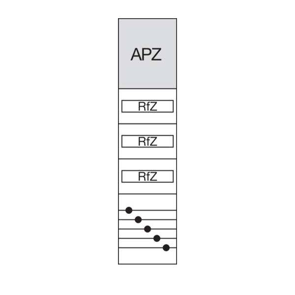 3250617626224 - Hager Einbausatz universZ ZH33SAR2 1050mm mSammelschienen 3xRfZ+APZ oben