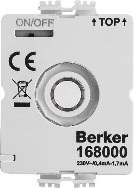 Berker LED-Modul 168000 Drehschalter,230V,mit N-Leiter