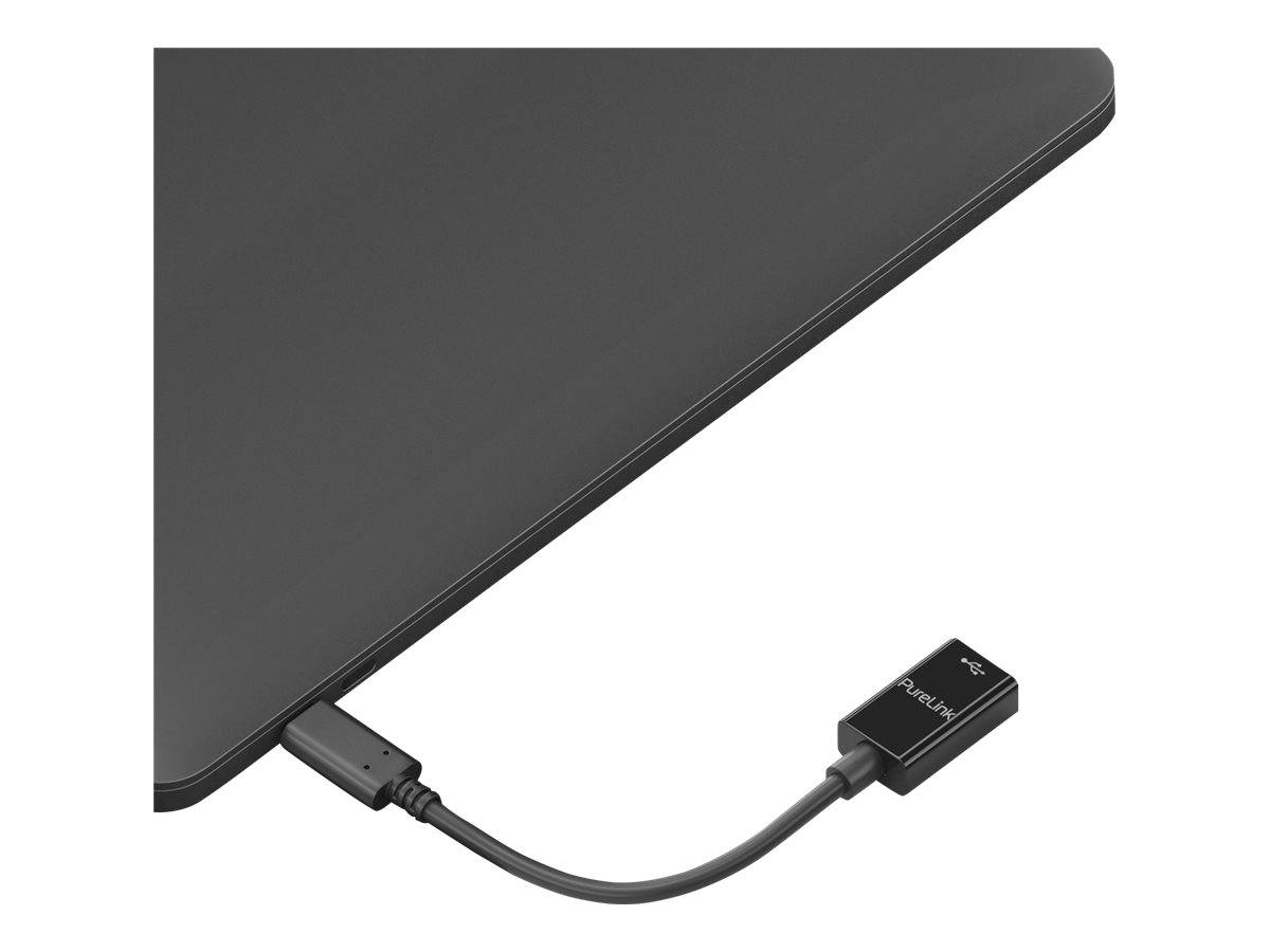 PureLink Adapter 0,10m iSerie IS231 USB-C auf USB-A, USB3.1 Gen1, schwarz