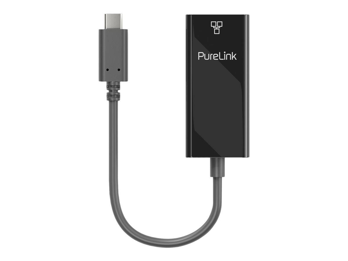 PureLink Adapter 0,10m iSerie IS261 USB-C auf Ethernet(RJ45) schwarz