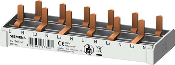 Siemens Stiftsammel- 5ST3673-6 schiene kompakt 10qmm 6TE