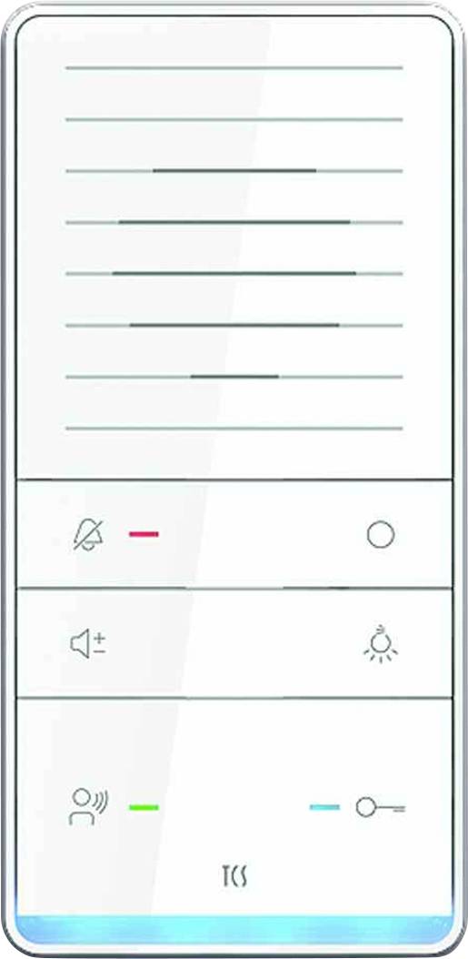 4035138042079 - TCS Audio Innenstation zum ISW5031-0145 Freisprechen Serie TASTA PLUS weiss