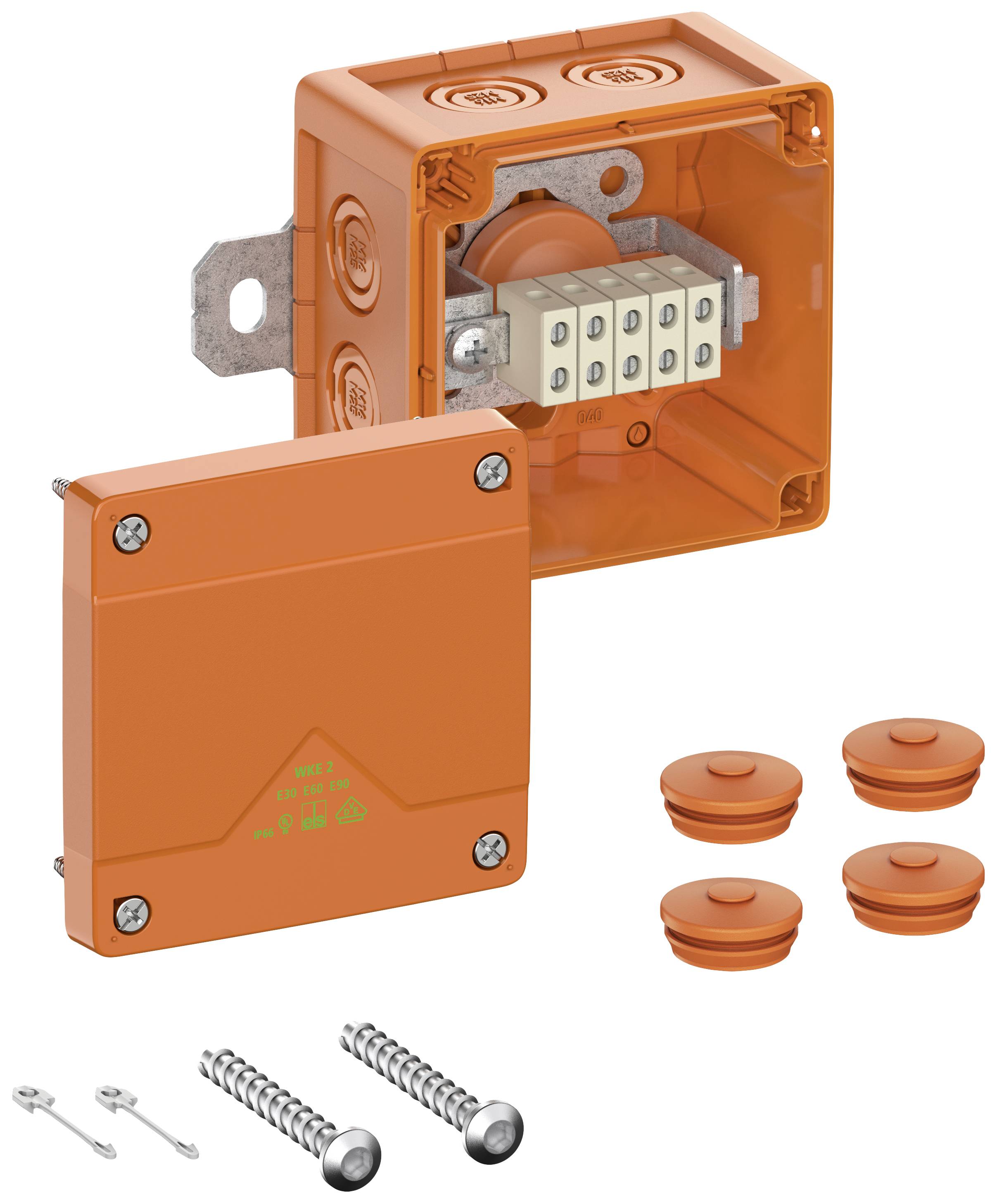 4013902630974 - 86650201 Abzweigkasten (L x B x H) 100 x 100 x 70 mm Orange IP66 1 St