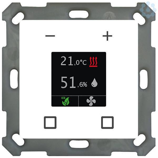 4251916111724 - MDT Raumtemperaturregler Smart 55 Reinweiß glänzend SCN-RTR55S01