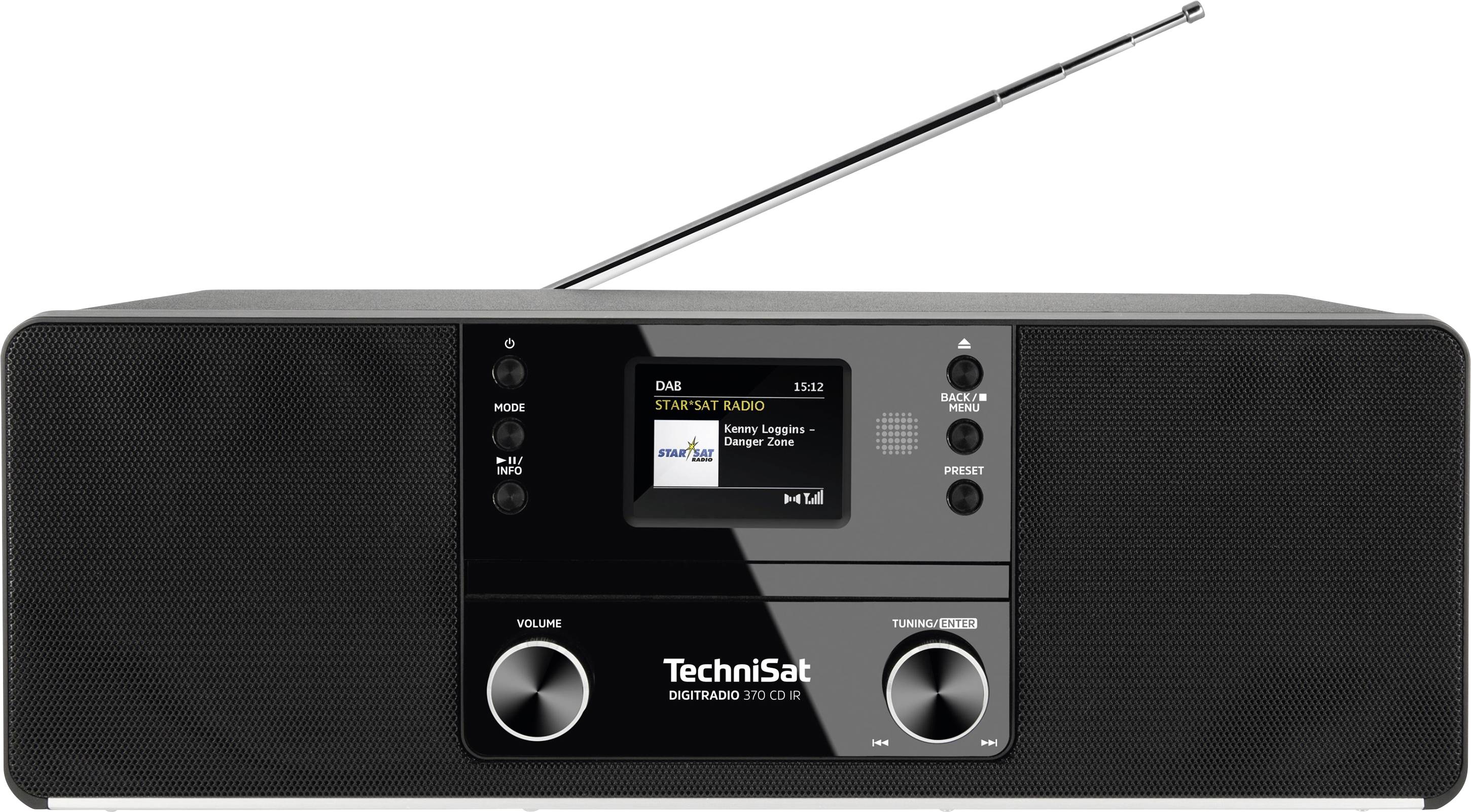 TechniSat DigitRadio 370 CD IR 0000/3949 Internet/DAB+/UKW,CD,Bluetooth,schwarz