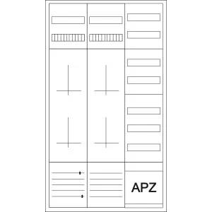 Eaton Zähler-Komplettschrank für 300869 3-Punktbefestigung, ohne Bestückung