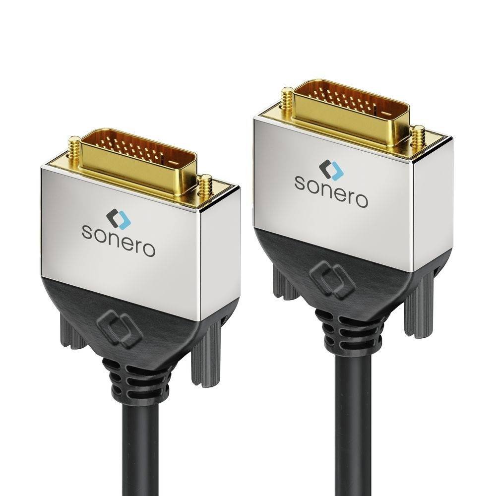 Sonero Premium DVI-Kabel S-DC500-030 Dual-Link,DVI-D(24+1),Alustecker,3m