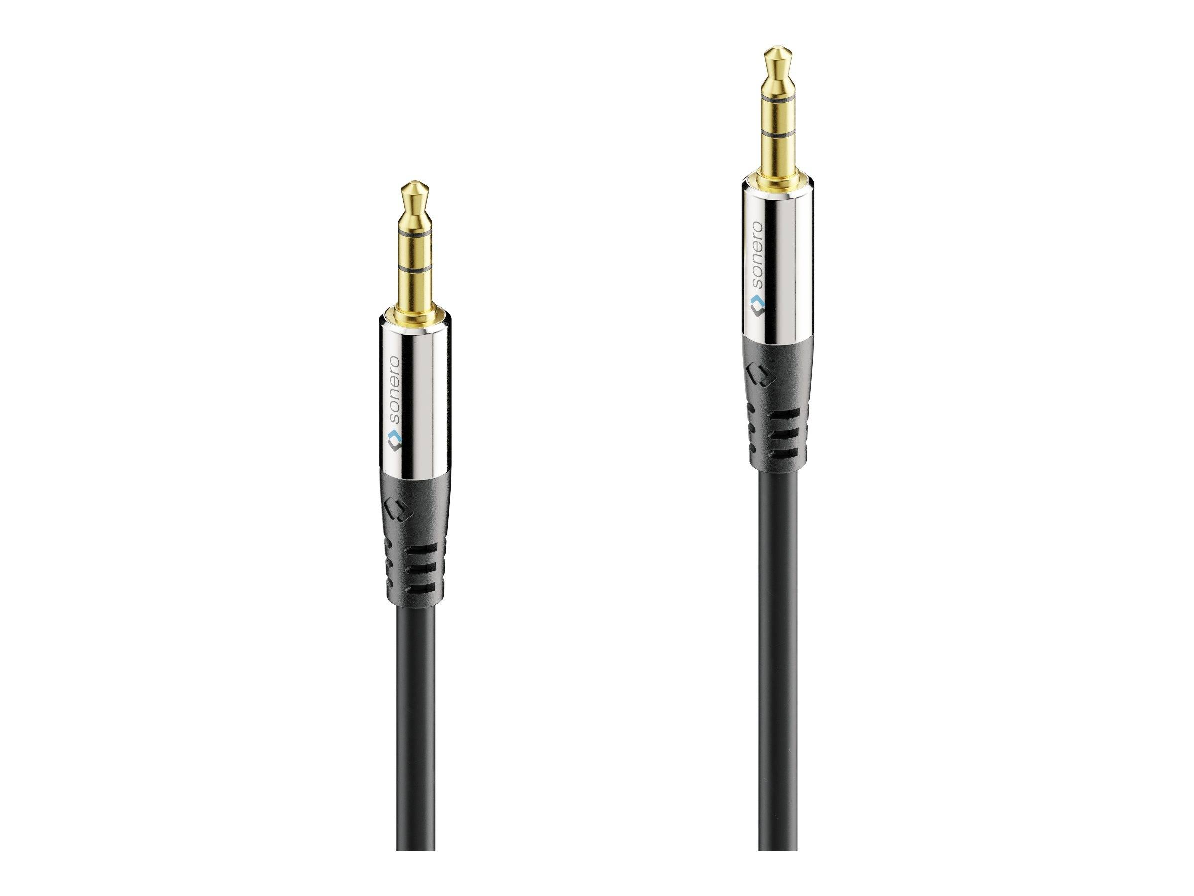 4251364720431 - Sonero Premium Audio-Kabel S-AC500-015 35mm KlinkeAluminiumstecker15m