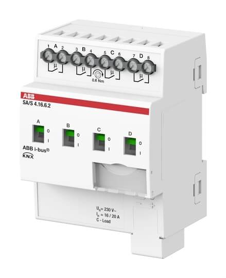 ABB Schaltaktor 4f 16 A SA/S4.16.6.2 C-Last m.Energiefunktion 2CDG110270R0011