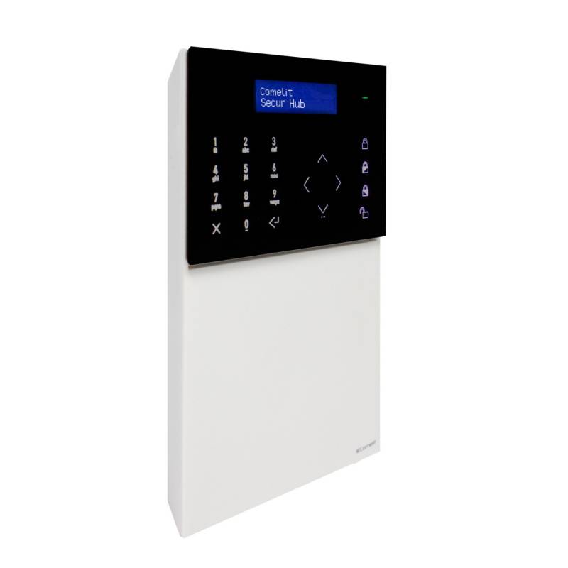 8023903357684 - Comelit HUB32LCD Funkzentrale 32 Zonen fSecurHub WLAN IP