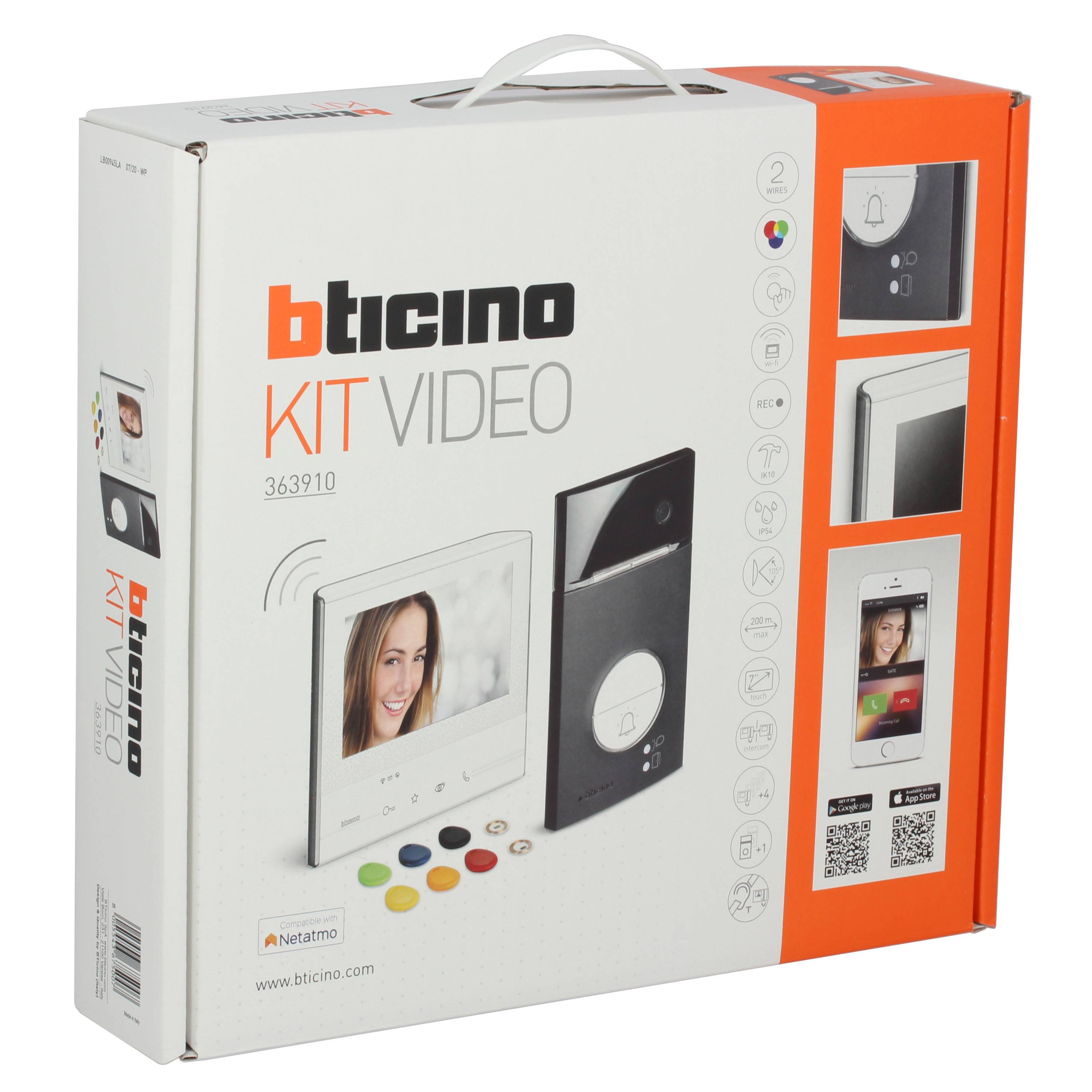 BTicino 363910 Flex'ONE Video-Set m.Tür- station LINEA3000Black+CLASSE300 X13E