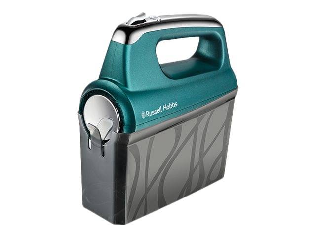 Russel Hobbs Swirl Türkis Handmixer 350W 5 Stufen + Turbo-Stufe