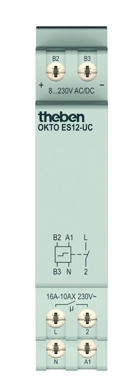 Theben Stromstoßschalter OKTO ES12-UC elektronisch 1S 8-230V 3120131