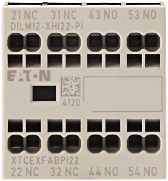 4015081978649 - 199458 DILM12-XHI22-PI Hilfsschalter 240 v ac 35 a 2 Schließer 3 Öffner 1 St - Eaton