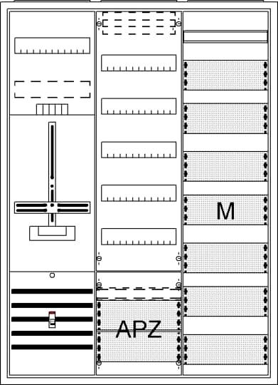 Striebel Komplettschrank APZ DA37CD 3-Punkt Multimedia 1100x800 1Z1V5A2