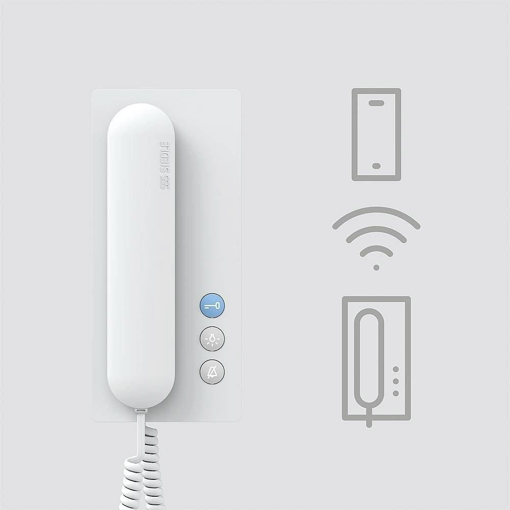 Siedle Haustelefon Weiss IQ BTS mit WLAN zur Anbindung an die Siedle App