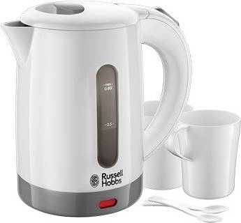 Russel Hobbs Travel Wasserkocher ws 1000W 0,85L Inkl. 2 Tassen/2 Teelöffel