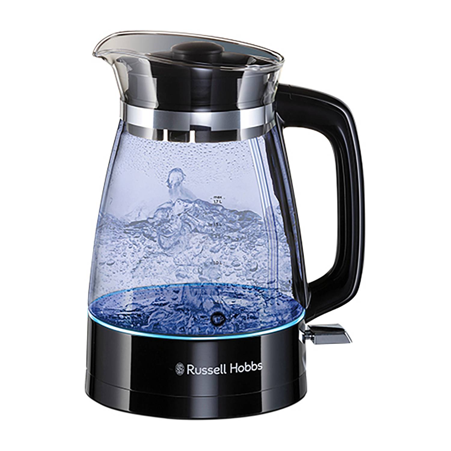 5038061110555 - Russel Hobbs Classic Glas Wasserkocher 2400W 17L 360°-Sockel sw