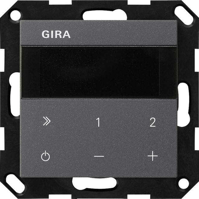 GIRA 232028 UP-Radio IP System 55 Anthrazit