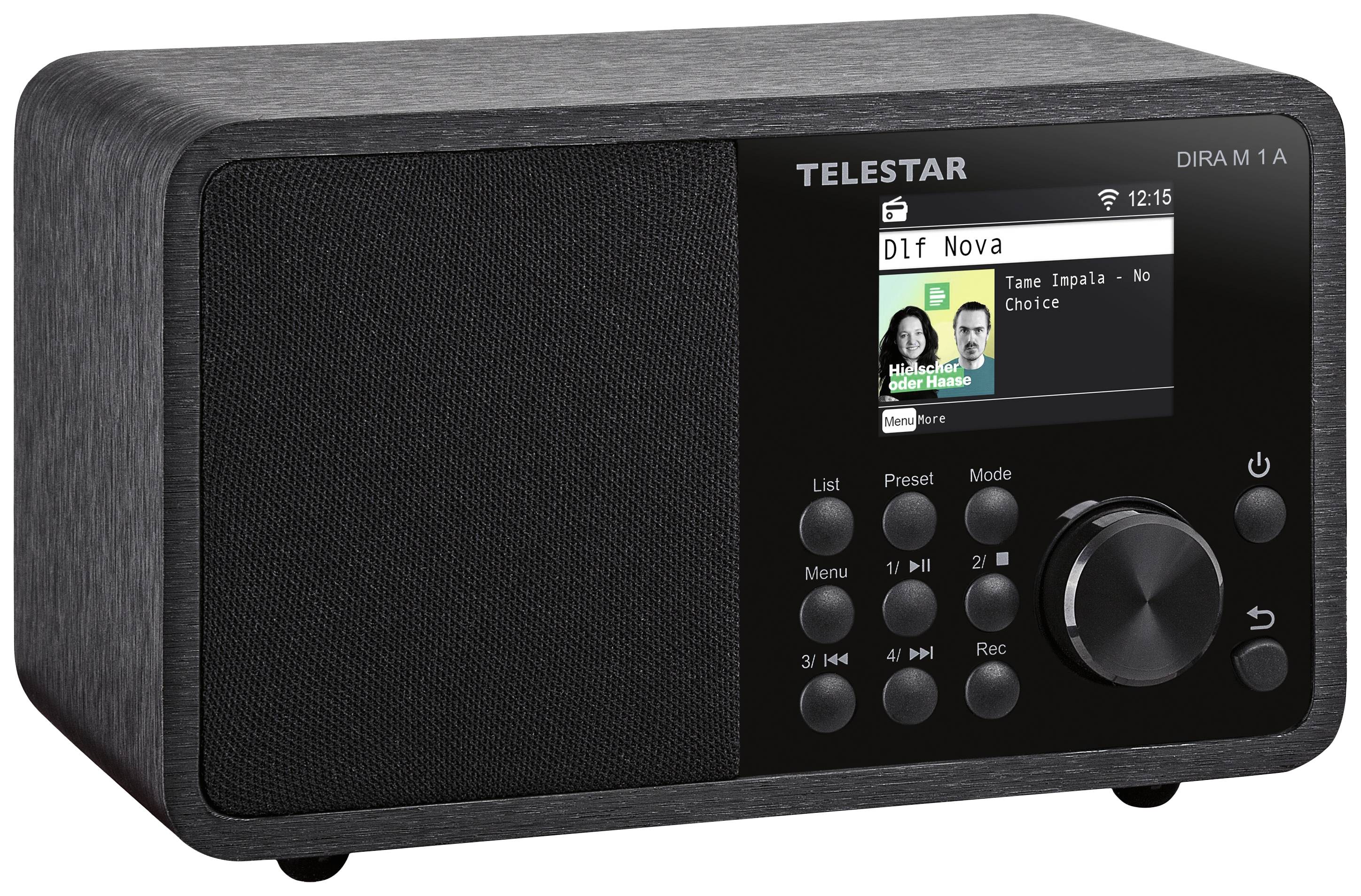 Telestar DIRA M 1 A sw Digitalradio Internet/DAB+/UKW,Notfallwarnsystem,10W