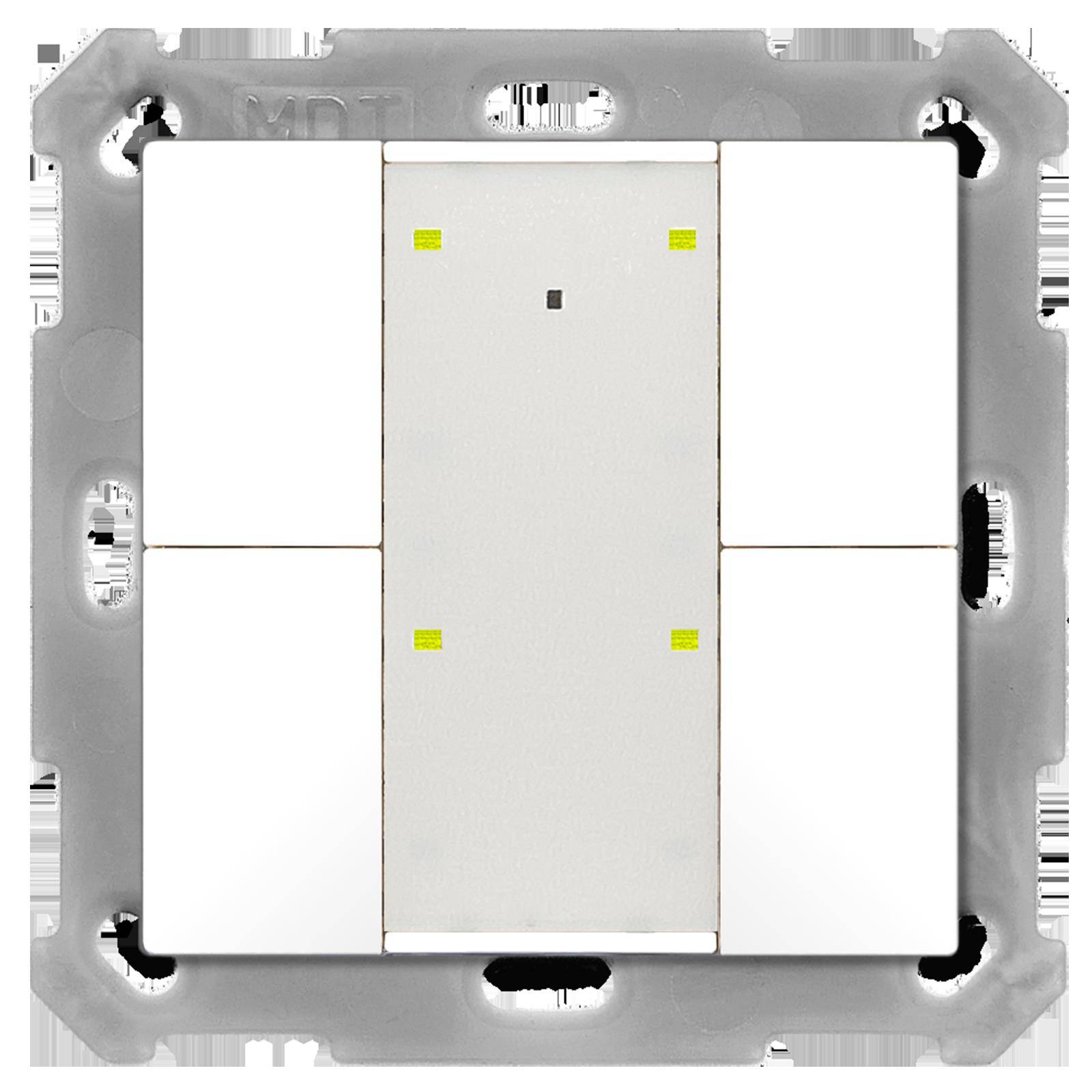 MDT BE-TA55P4.G2 Taster Plus 55 Plus 4-f Reinweiß glänzend