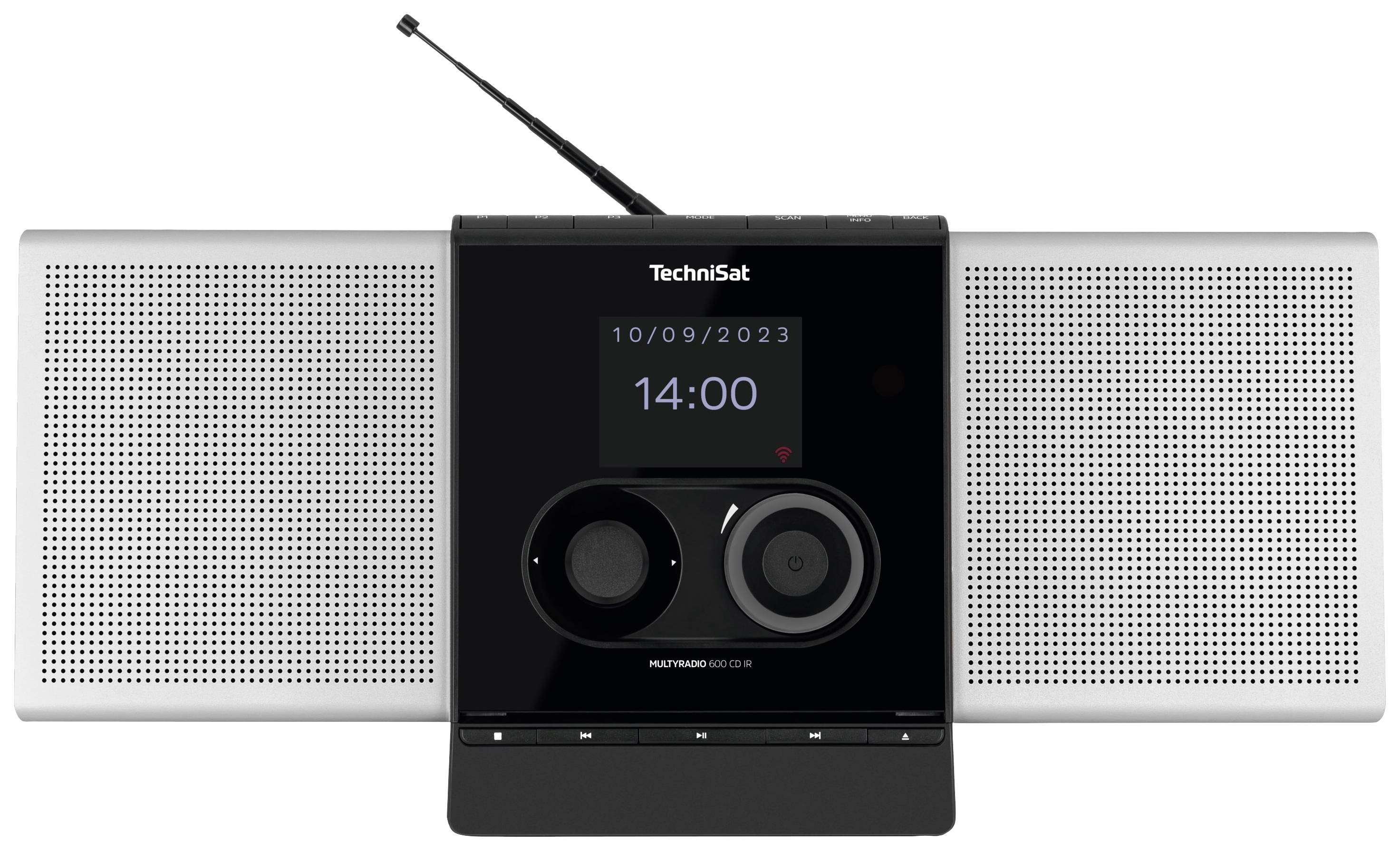 TechniSat MULTYRADIO 600 CD IR si/sw UKW,DAB+,Internetradio,CD,Bluetooth