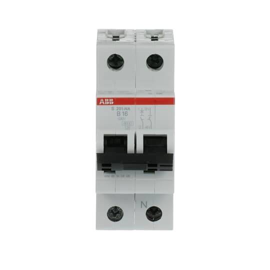 ABB SSicherungsautomat 16A S201-B16NA pro M compact 1polig +NA Baur.S 200