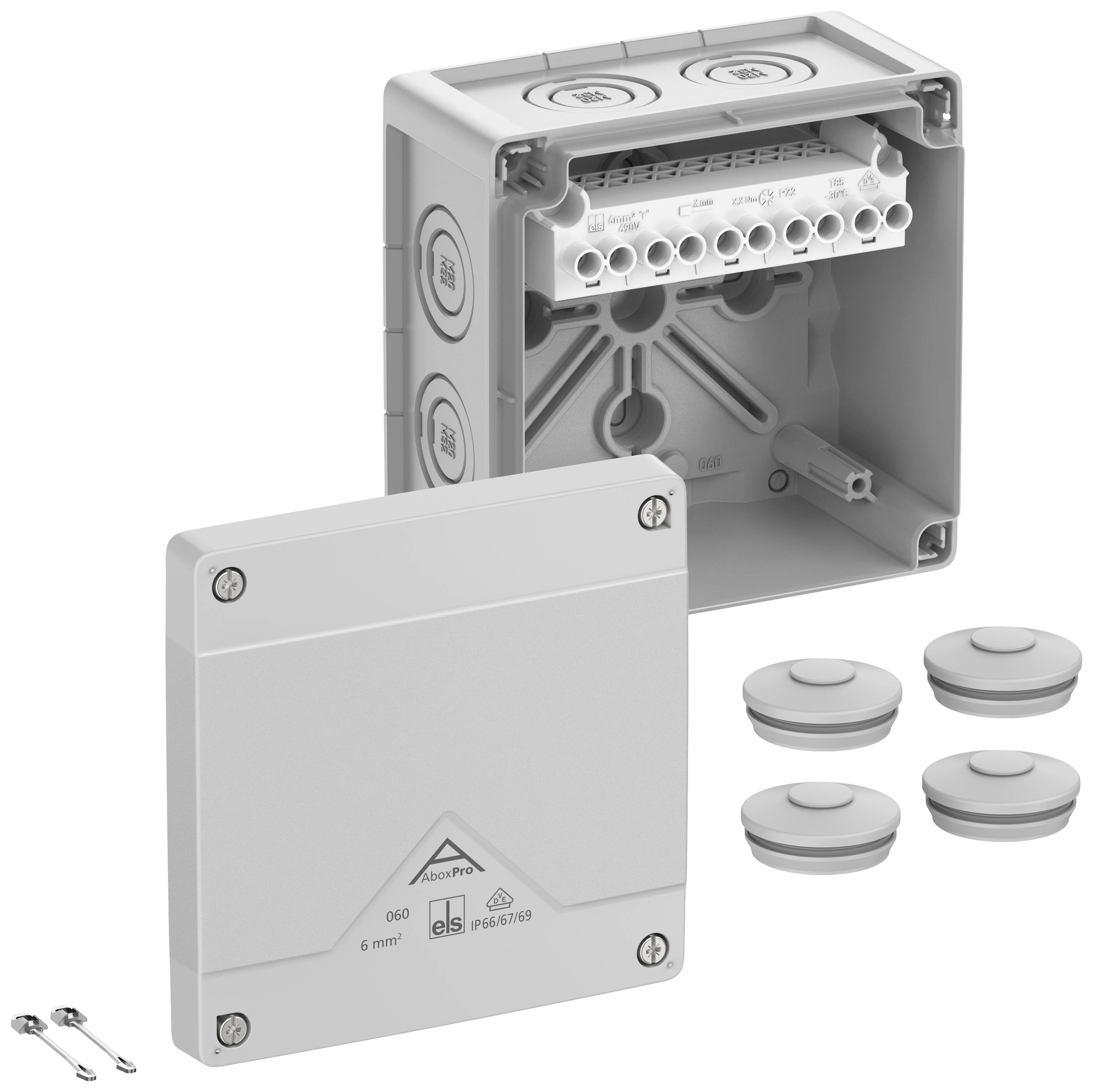 Spelsberg Abzweigkasten Abox Pro 060-6² Schutzart IP66/IP67/IP69 max.6² 40642001