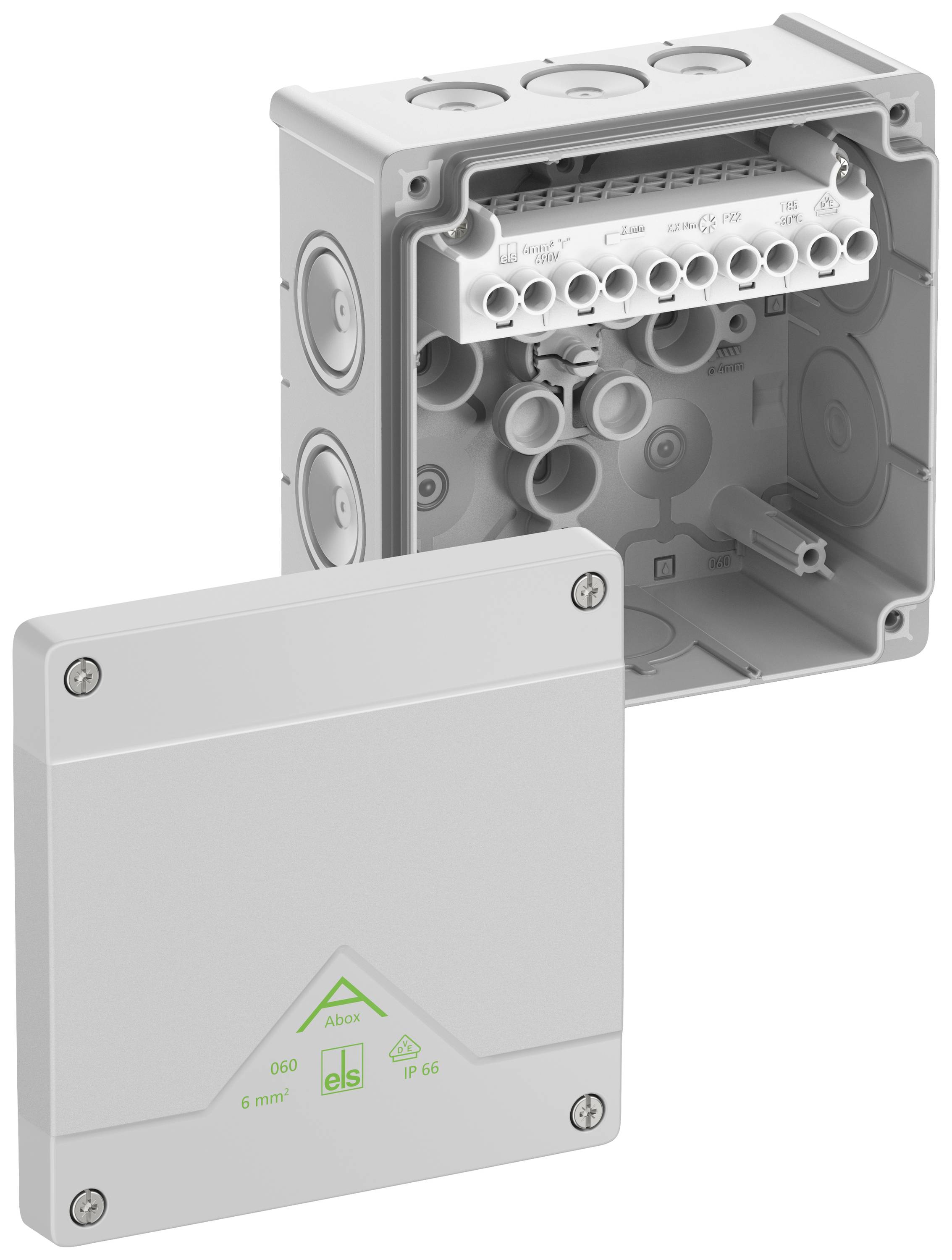 Spelsberg Abzweigkasten Abox 060-6² Schutzart IP66 max 80642001