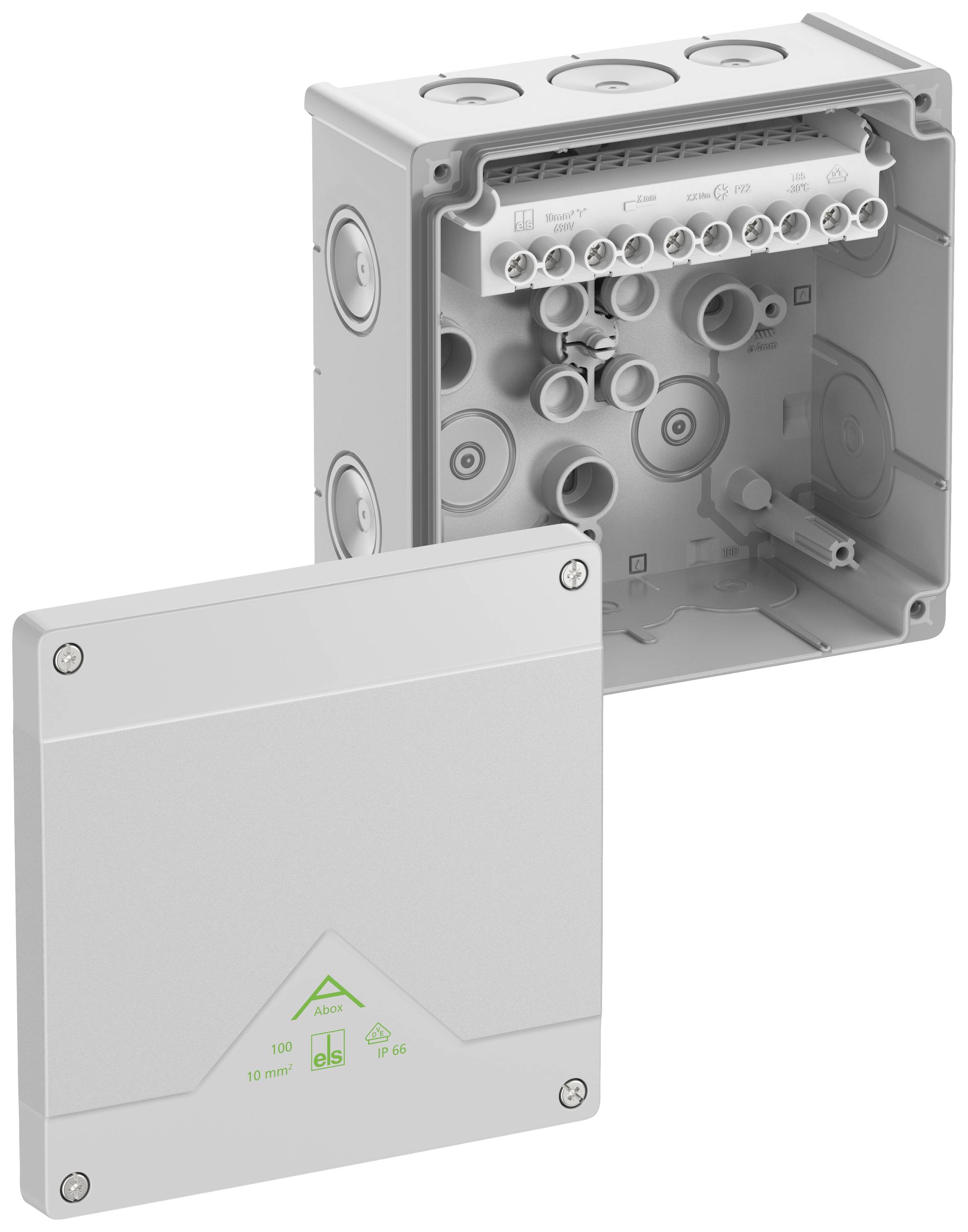 Spelsberg Abzweigkasten Abox 100-10² Schutzart IP66 max 81042001