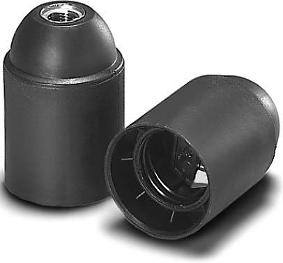 VOSS Iso-Fassung E27 schwarz 101947 Gewinde M10X1