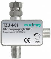 AXING CATV-Dämpfungsregler TZU 4-01 F-Buchse F-Stecker 0,5 20dB