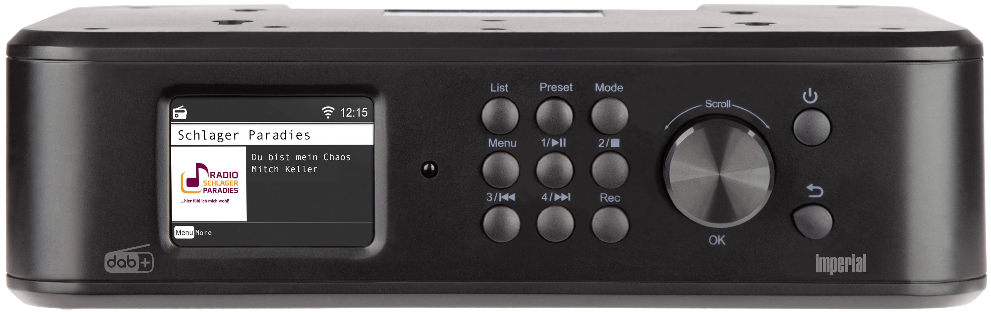 Imperial DABMAN i460 sw Küchenradio Internetradio/DAB+/UKW,BT5.1,USW,10W