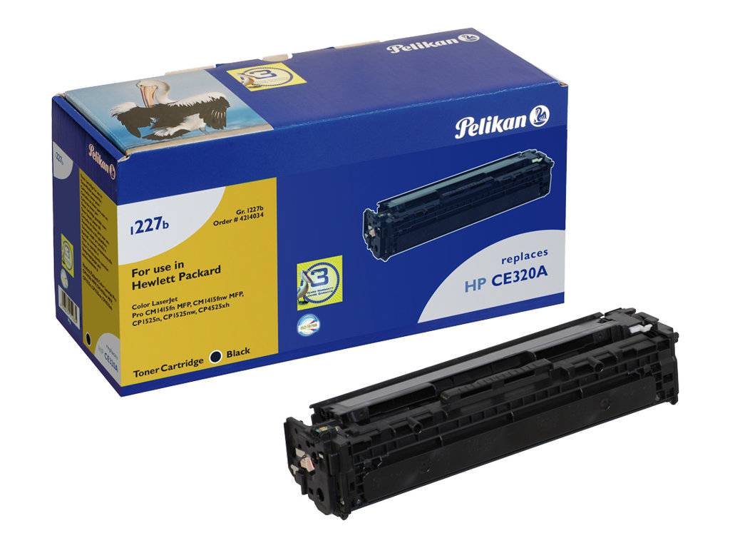 Pelikan Toner HP CE320X 1227b Schwarz rebuilt - 4214034