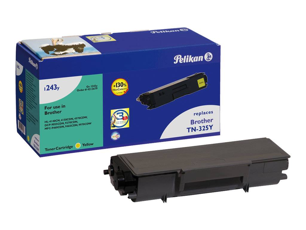 Pelikan Toner Brother TN-325Y 1243y yellow rebuilt - 4213679