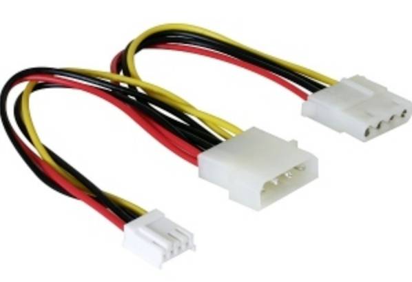 DELOCK Stromkabel Molex 4Pin -> Molex 4Pin +3,5 FDD