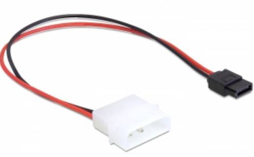 DELOCK Stromkabel Molex 2pin -> SATA 6Pin St/St 0.25m - 82913