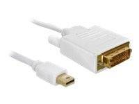 DELOCK Displayport Kabel mini DP -> DVI(24+1) St/St 2.00m we - 82918