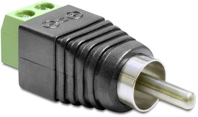 DELOCK Adapter Terminalblock 2Pin -> Cinch Stecker